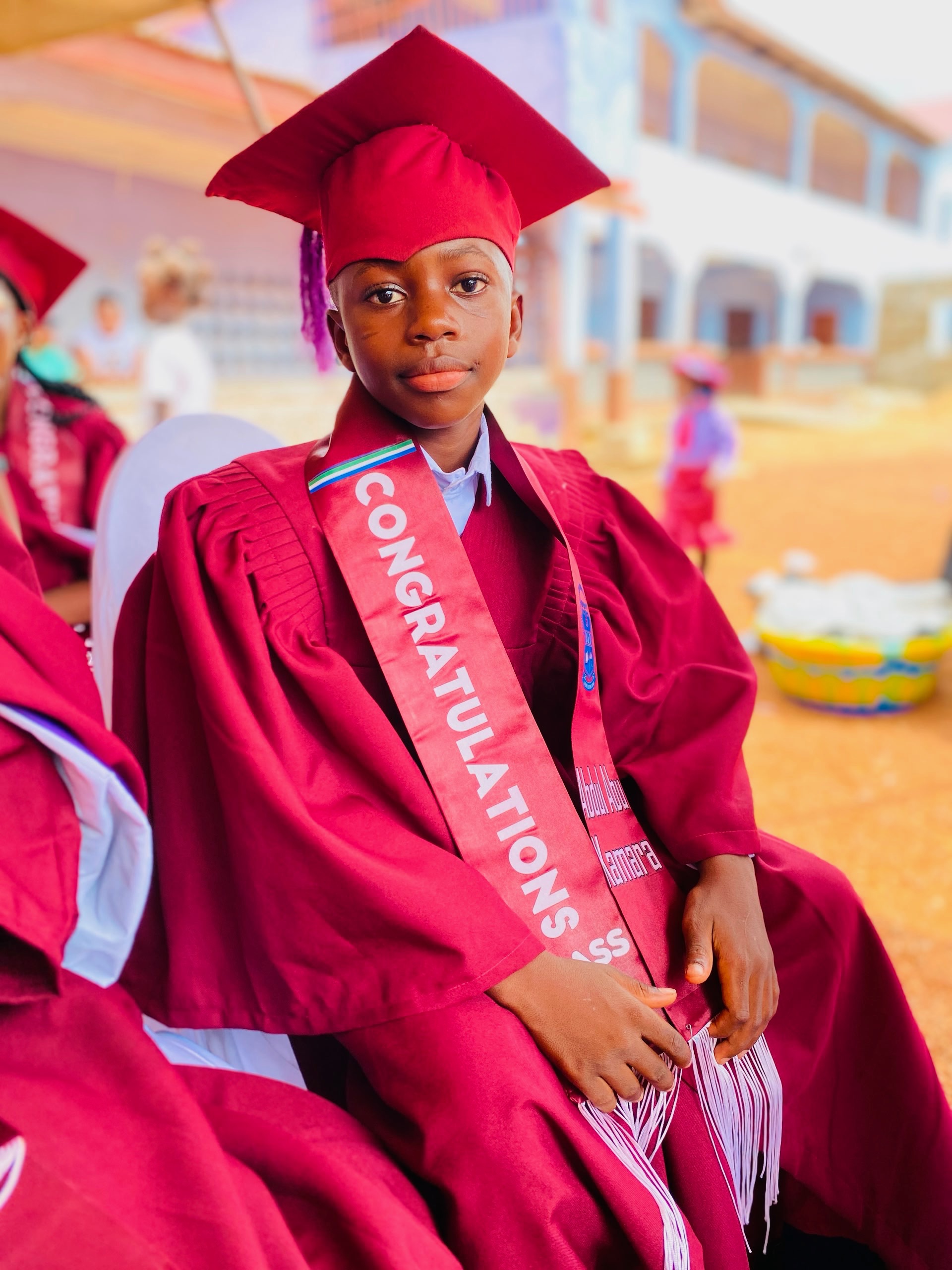 Students celebrating their achievement