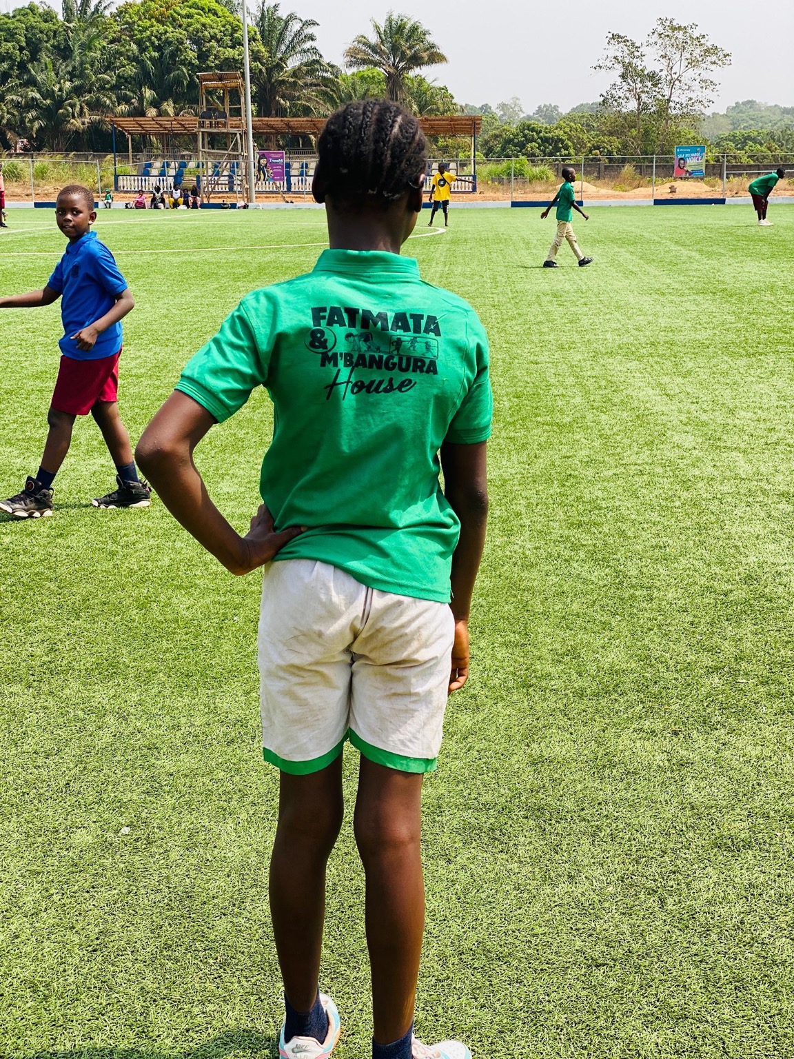 Students participating in school activities